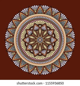 Mandala pattern color good mood