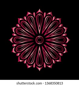 Mandala pattern color good mood doodles sketch