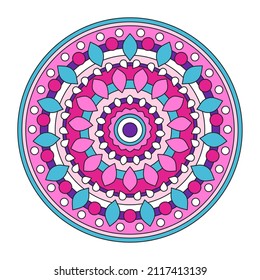 Mandala Pattern - Colorful Mandala, Vector