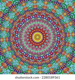 Mandala Pattern Coloring book art. greeting card, sticker, lace pattern and tattoo. 