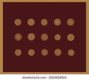 Mandala pattern Coloring book wallpaper design art. tile pattern greeting card sticker lace pattern and tattoo, yoga design. hand drawn mandala vector. on white background