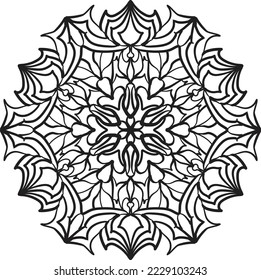 mandala pattern coloring relaxing meditation colorful decoration