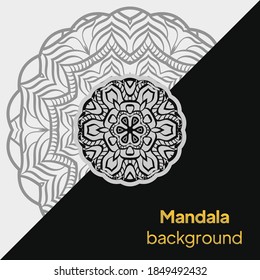 mandala pattern Decoration in oriental, Indian style. vector illustration