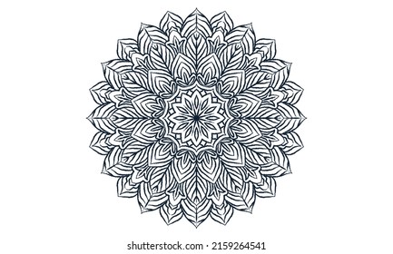 Diseño de patrones de Mandala. Decoración.