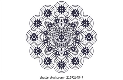 Mandala pattern design. Decoration design.