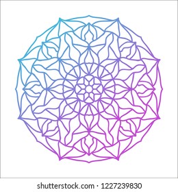 mandala pattern design vector