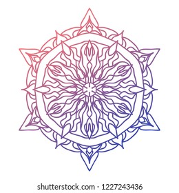 mandala pattern design vector