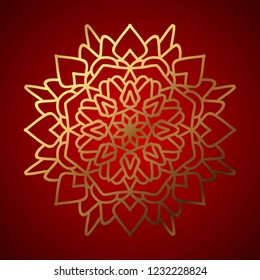 mandala pattern design vector