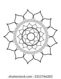 diseño de patrones mandala, mejor diseño de ilustraciones vectoriales.