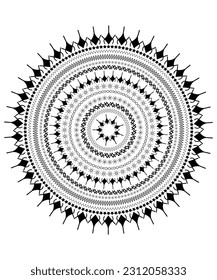 mandala pattern design, vector best illustration design.