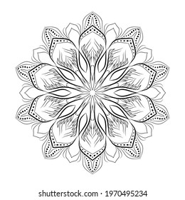 Mandala pattern design,  Vintage Decorative Element