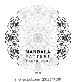 Mandala Pattern Designs for Wedding Invitations, Coloring Books, and Greeting Cards – Elegant and Artistic