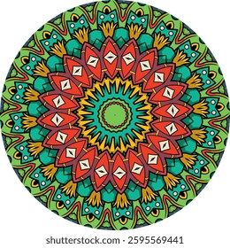 Mandala Pattern with Floral shape