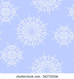 Mandala pattern. Hand drawn ethnic decorative texture vector illustration eps 10 for your design. 