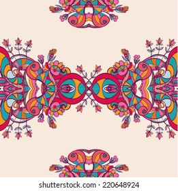 Mandala pattern. Mandala Hand drawn. Mandala Islam, Arabic, Indian,ottoman motifs.Perfect for printing on fabric or paper. Boho style.Mandala Cloth design,wallpaper,wrapping.
