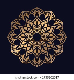 mandala pattern for Henna Mehndi tattoo decoration ornament in ethnic oriental style