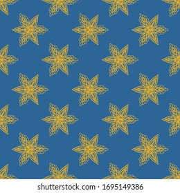 Mandala pattern, illustration, vector on white background