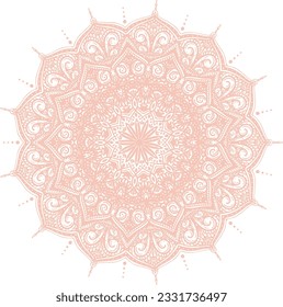 Mandala-Muster-Ornament islamic elegante nackt Farbe