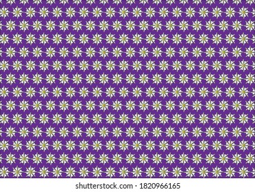 Mandala Pattern With Purple Background Illustration Vector