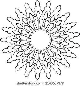 Patrón Mandala, diseño real, yoga y meditación