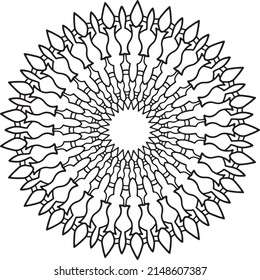 Patrón Mandala, diseño real, yoga y meditación