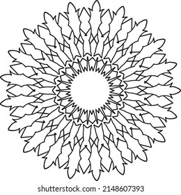 Patrón Mandala, diseño real, yoga y meditación