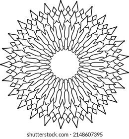 Mandala Muster, königliches Design, Yoga und Meditation