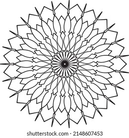 Patrón Mandala, diseño real, yoga y meditación