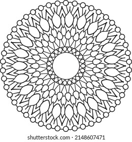 Patrón Mandala, diseño real, yoga y meditación