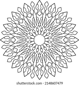 Mandala Muster, königliches Design, Yoga und Meditation