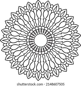 Mandala Pattern, royal design, yoga and meditation