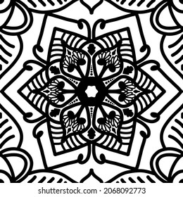 Vector sin soldadura del patrón Mandala.Esta colección es perfecta para invitaciones a fiestas, invitaciones a bodas, papelería, etiquetas de fiesta, diseño de blogs, logotipos, reserva de recortes digitales, empaque