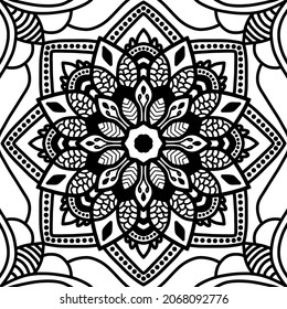Vector sin soldadura del patrón Mandala.Esta colección es perfecta para invitaciones a fiestas, invitaciones a bodas, papelería, etiquetas de fiesta, diseño de blogs, logotipos, reserva de recortes digitales, empaque