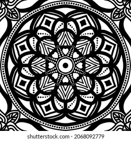 Mandala Pattern Seamless Vector.This collection perfect for party invitations, wedding invitations, stationery, party tags, blog design, logos, digital scrapbooking, packaging