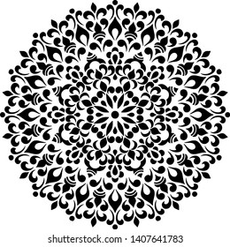 Mandala Pattern Stencil doodle Sketch good mood
