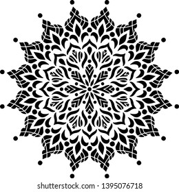 Mandala Pattern Stencil doodles sketch good mood