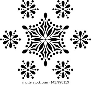 Mandala Pattern Stencil doodles sketch good mood
