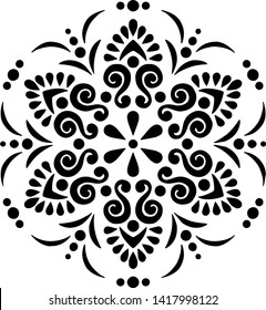 Mandala Pattern Stencil doodles sketch good mood