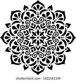 Mandala Pattern Stencil doodles sketch good mood