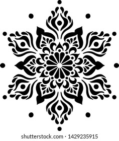 Mandala Pattern Stencil doodles sketch good mood