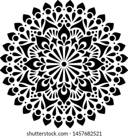 Mandala Pattern Stencil doodles sketch good mood