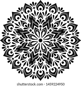 Mandala Pattern Stencil doodles sketch good mood