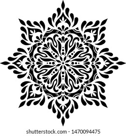 Mandala Pattern Stencil doodles sketch good mood