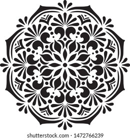 Mandala Pattern Stencil doodles sketch good mood