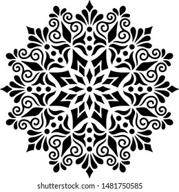 Mandala Pattern Stencil doodles sketch good mood