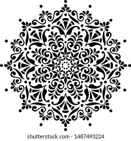 Mandala Pattern Stencil doodles sketch good mood