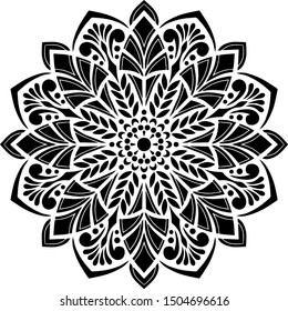 Mandala Pattern Stencil doodles sketch good mood