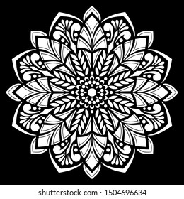 Mandala Pattern Stencil doodles sketch good mood