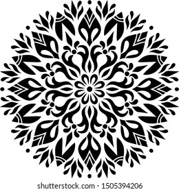 Mandala Pattern Stencil doodles sketch good mood