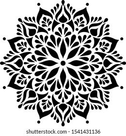 Mandala Pattern Stencil doodles sketch good mood